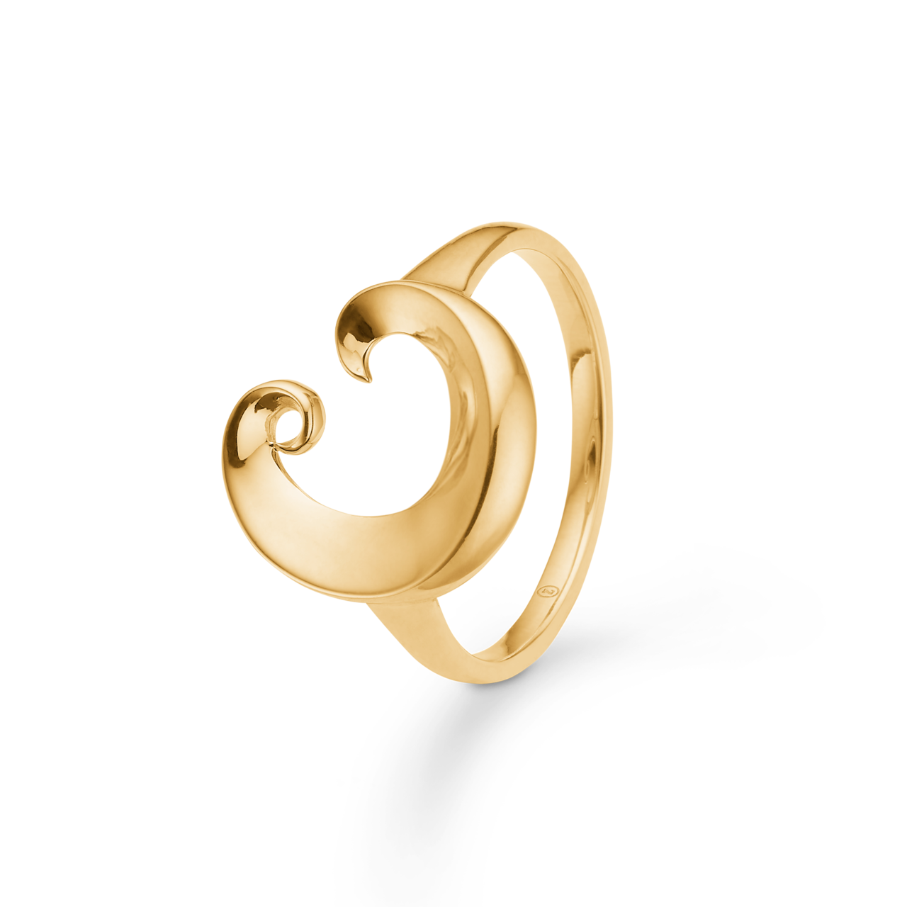 Ocean ring - 14 kt. guld fra Mads Z