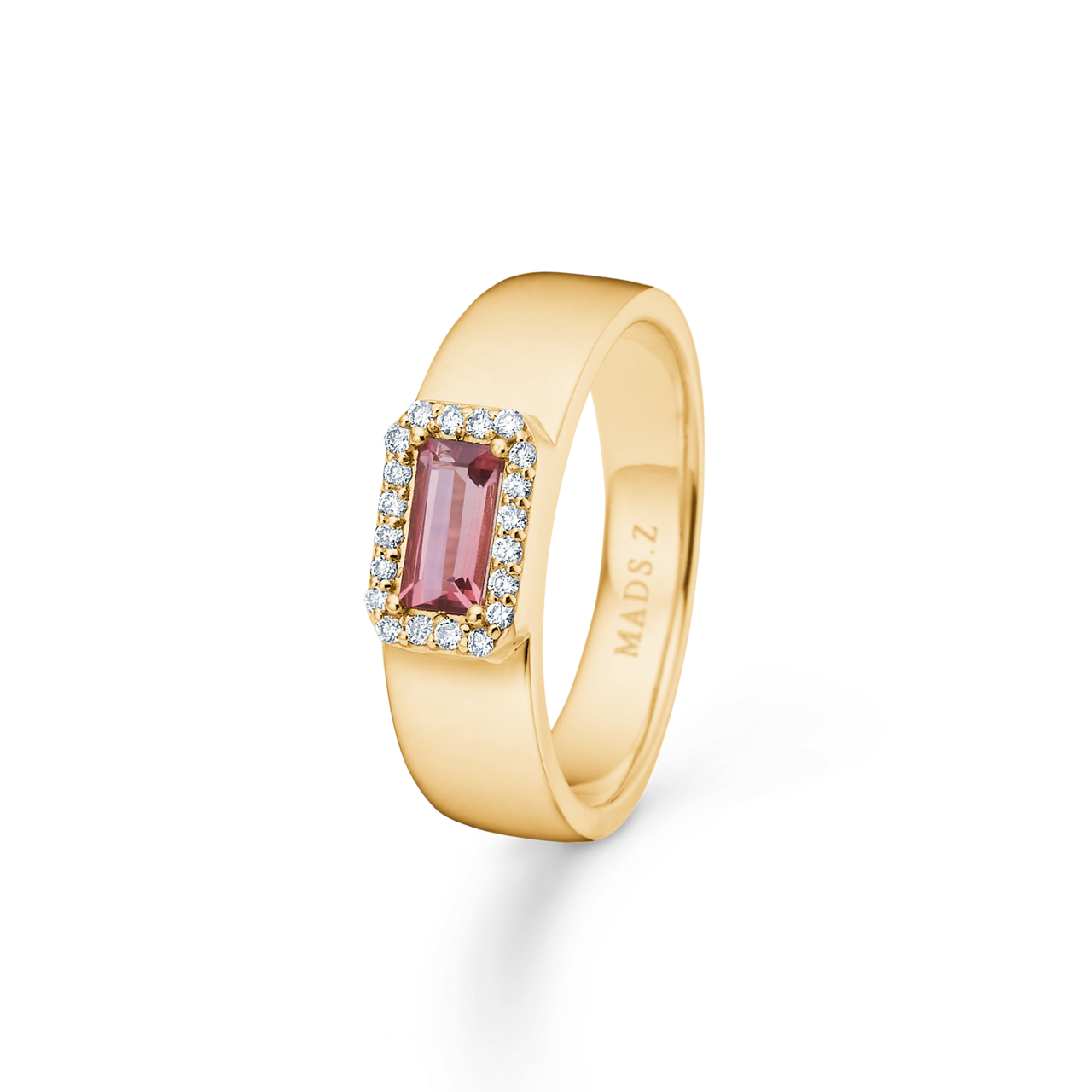 Indigo ring - 14 kt. guld fra Mads Z