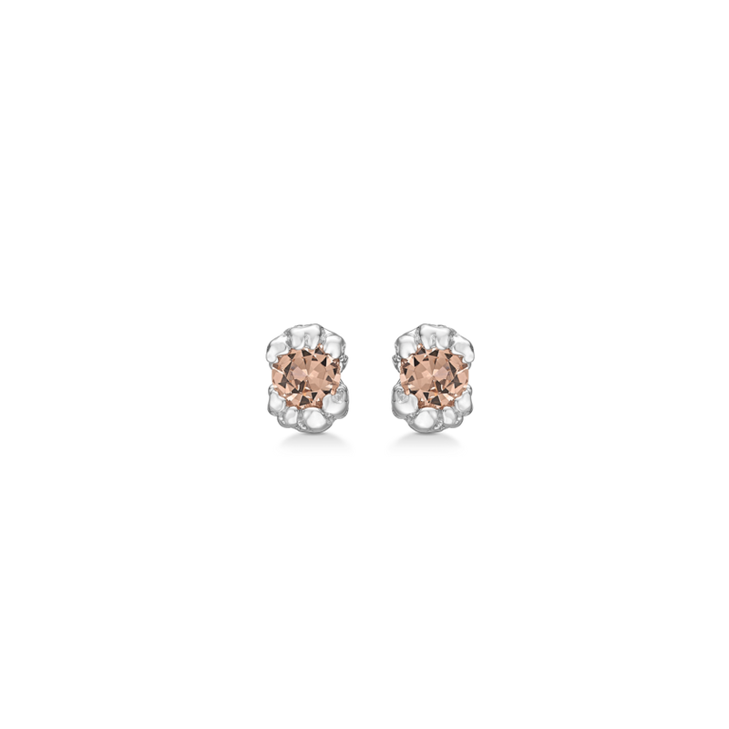 Citrine Relieve Earstuds fra Studio Z