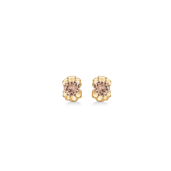 Citrine Relieve Earstuds fra Studio Z