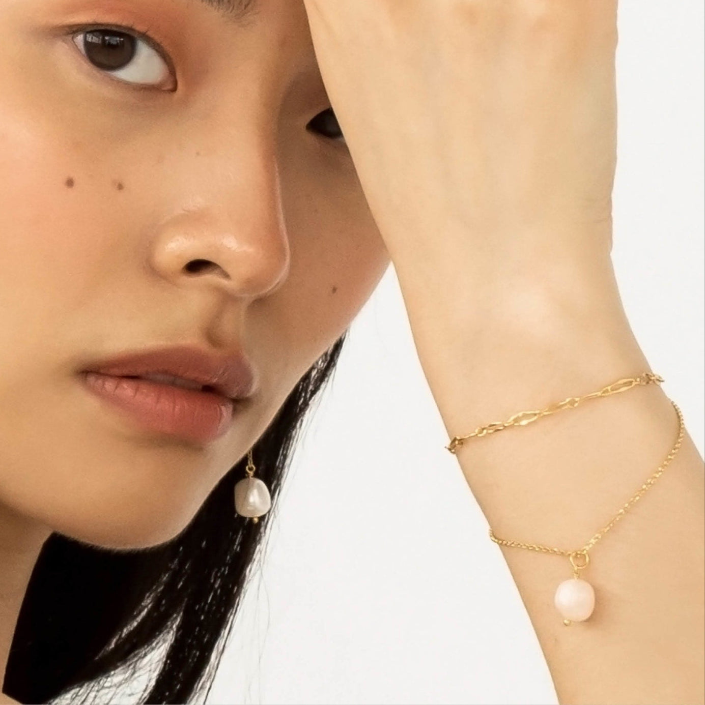 Lace armbånd - forgyldt sterlingsølv fra Carré