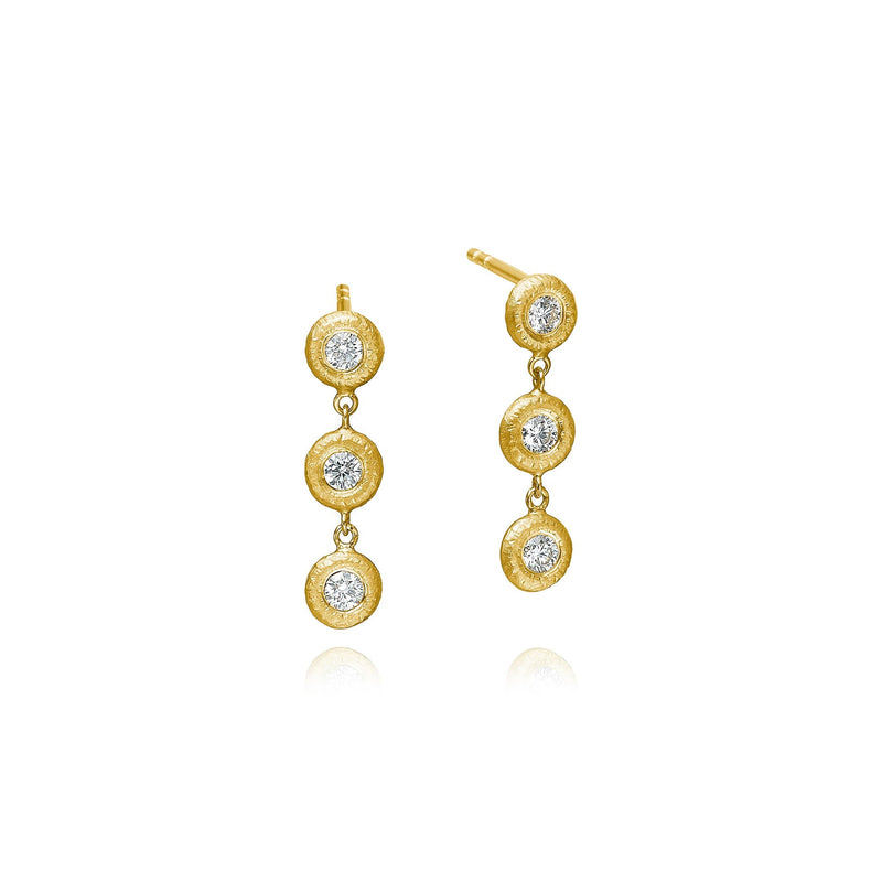 Glory Trio øreringe · 0,04 ct. fra Dulong