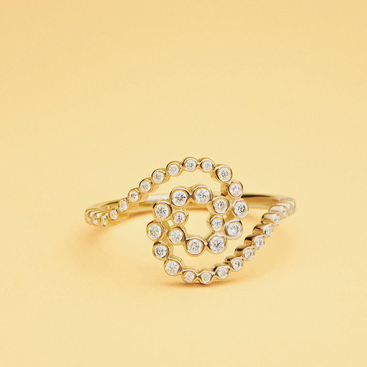 Freya ring - 14 kt. guld fra Mads Z