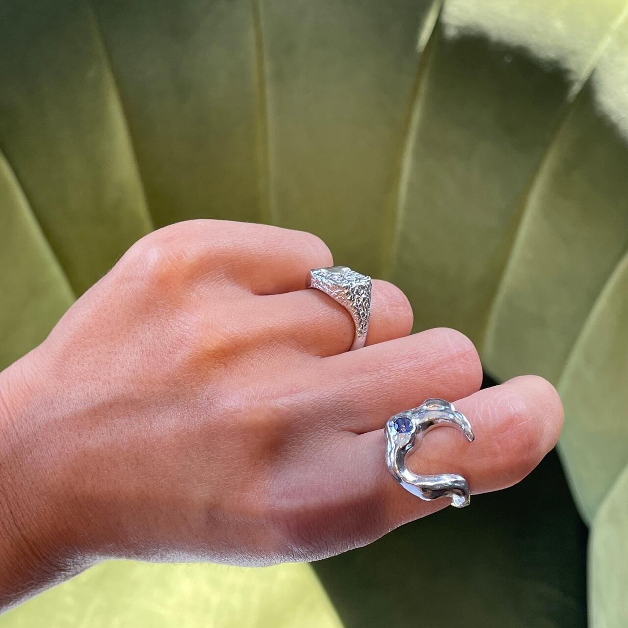 Edge ring - sterlingsølv fra Studio Z