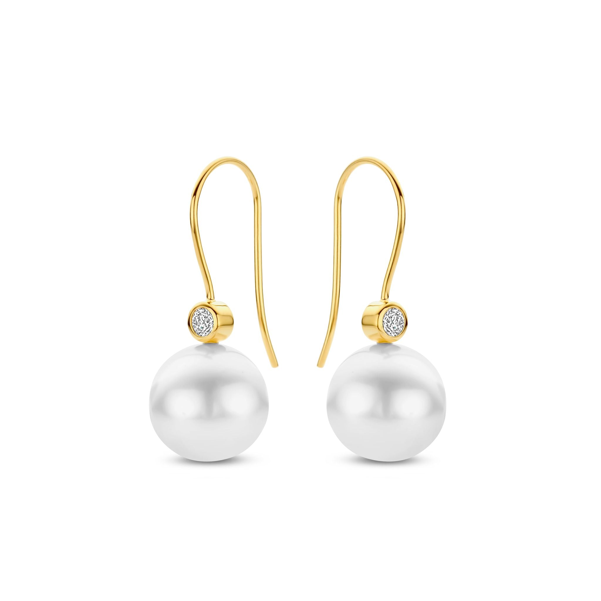 Elinor øreringe 9 mm - 14 kt. guld fra Spirit Icons