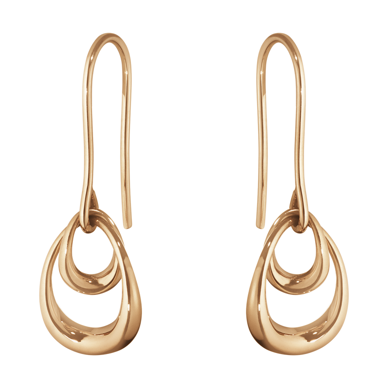 Offspring øreringe - rosaguld fra Georg Jensen
