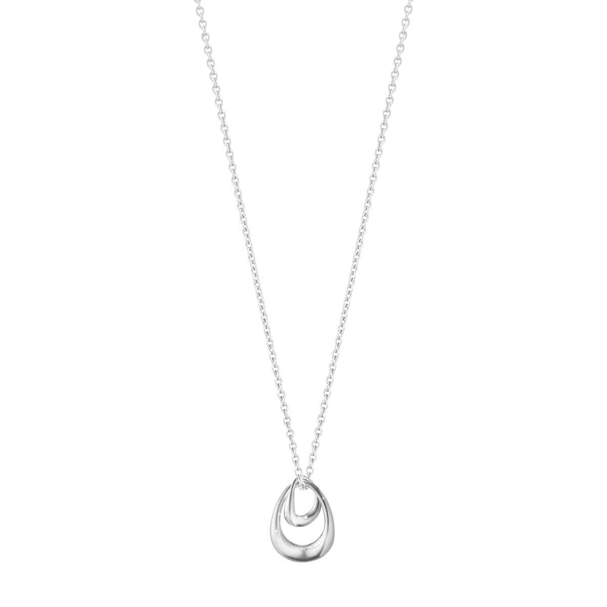 Offspring halskæde med lille vedhæng - sølv fra Georg Jensen
