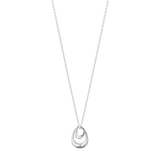 Offspring halskæde med lille vedhæng - sølv fra Georg Jensen