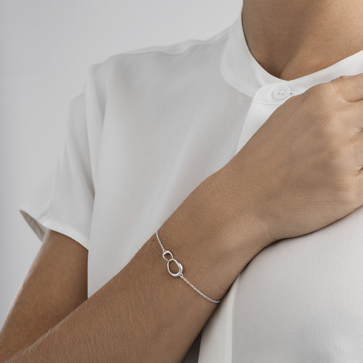 Offspring armbånd - sølv fra Georg Jensen