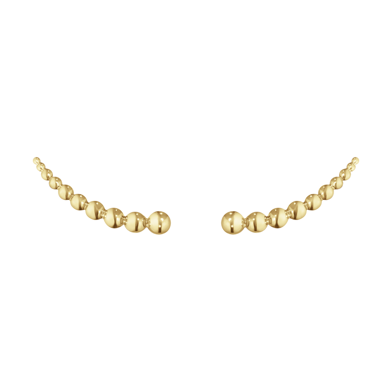 Moonlight Grapes øreringe - guld fra Georg Jensen