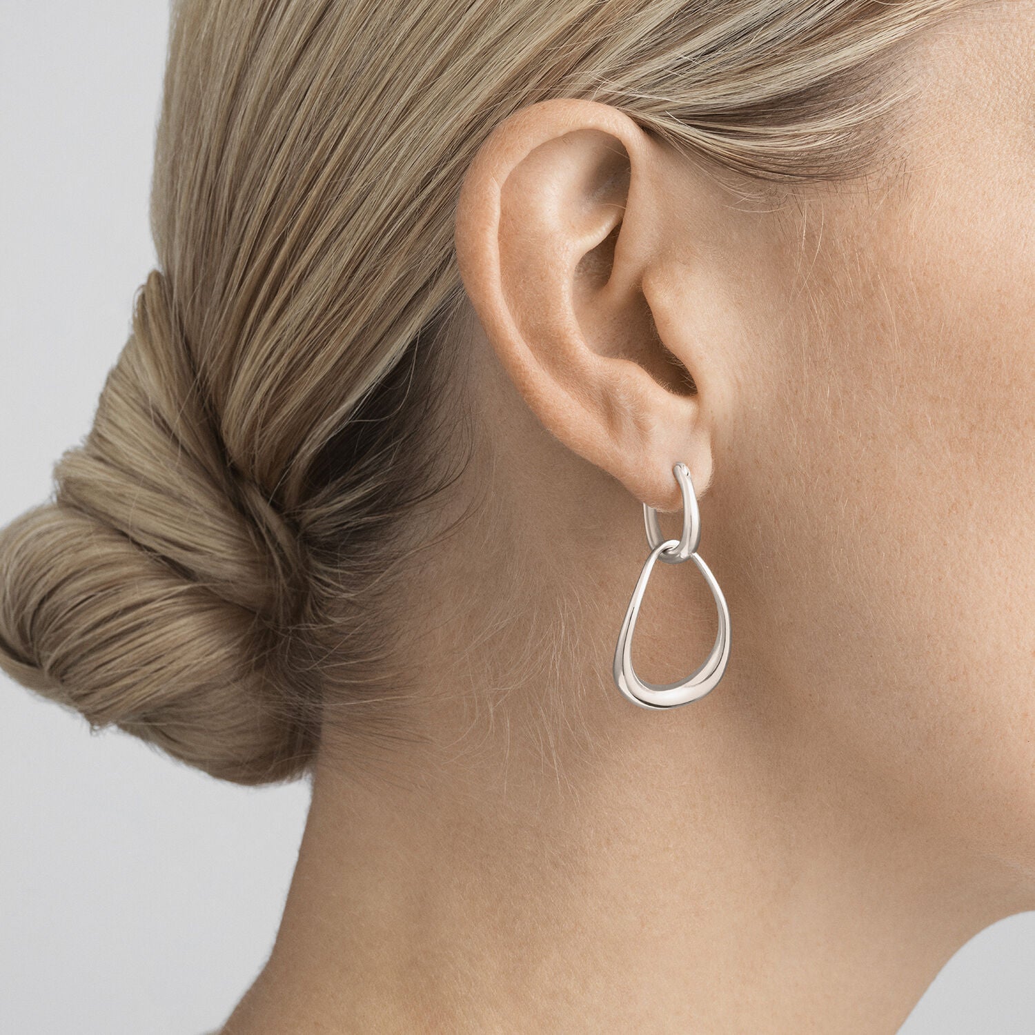 Offspring øreringe - sølv fra Georg Jensen