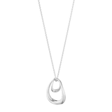 Offspring halskæde med stort vedhæng - sølv fra Georg Jensen