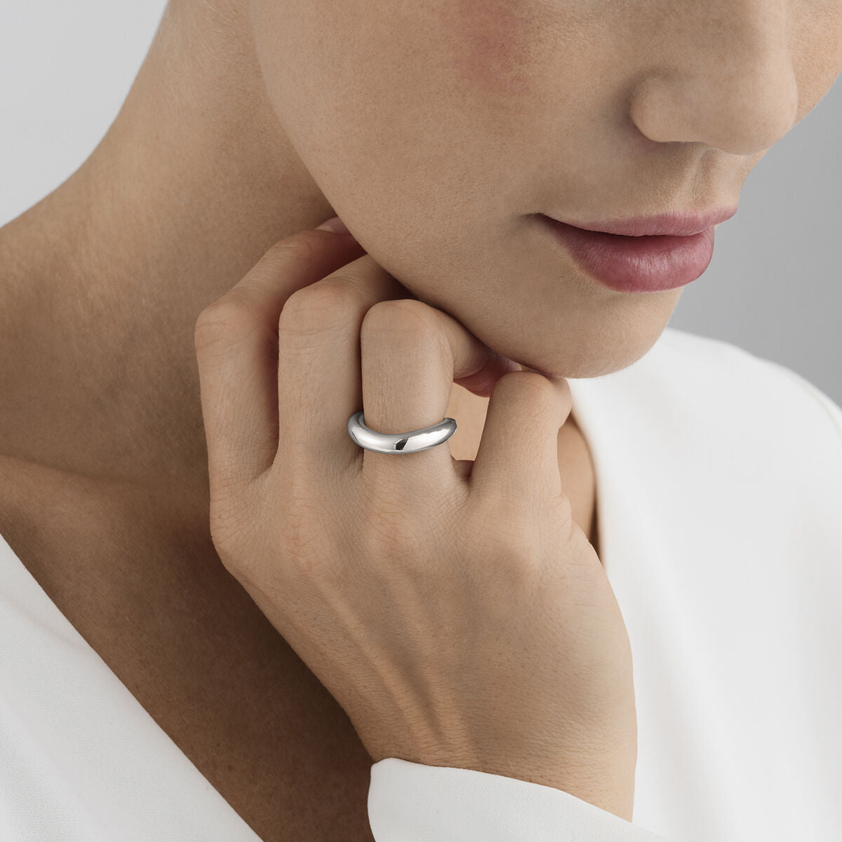 Offspring ring - sølv fra Georg Jensen