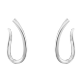 Infinity øreringe - sølv fra Georg Jensen