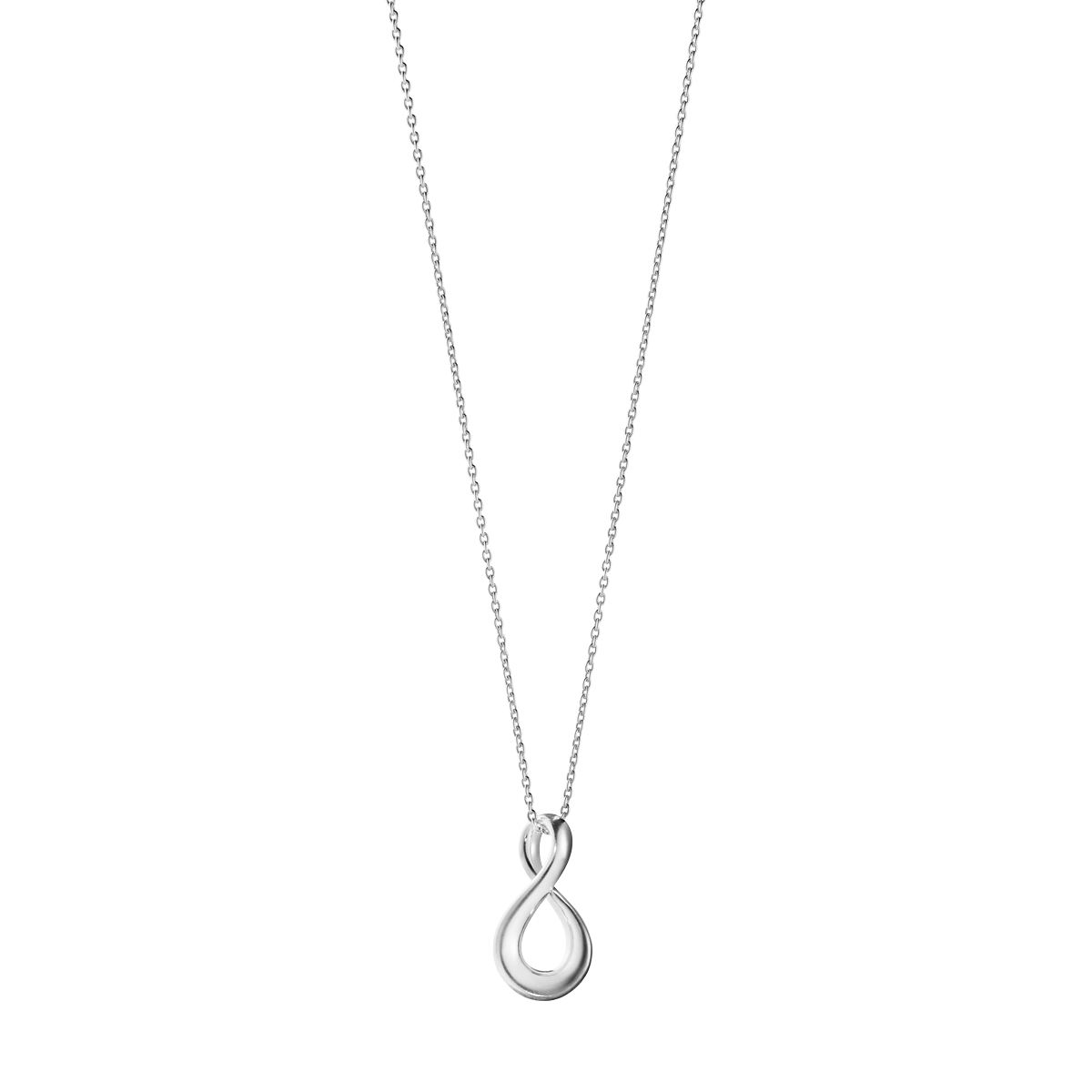 Infinity halskæde med vedhæng - sølv fra Georg Jensen