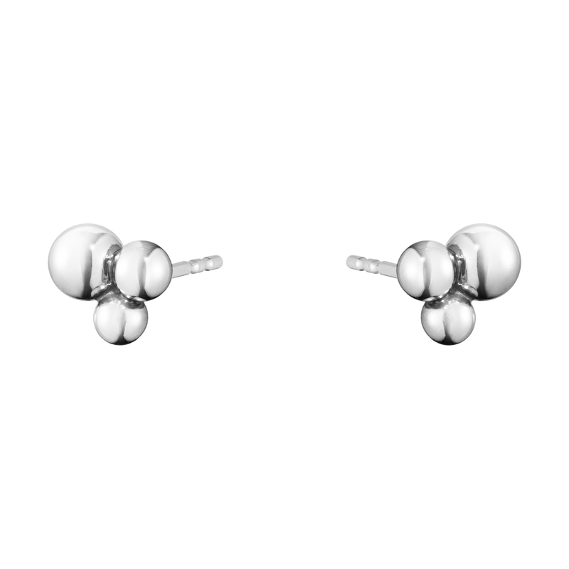 Moonlight Grapes øreringe - oxideret sterlingsølv fra Georg Jensen