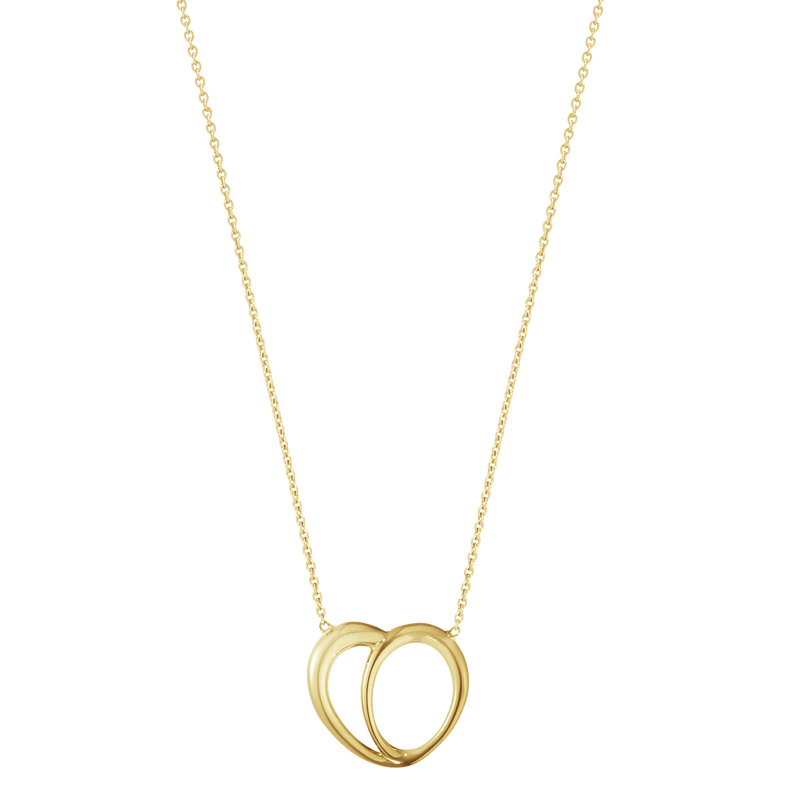 Offspring halskæde med hjertevedhæng fra Georg Jensen