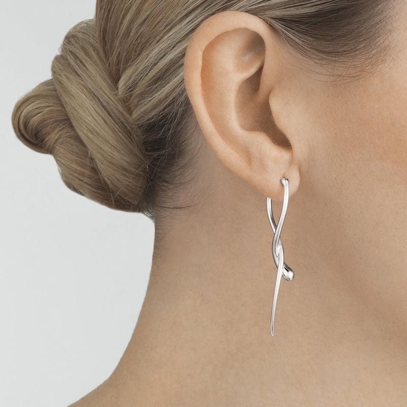 Mercy øreringe - sølv fra Georg Jensen