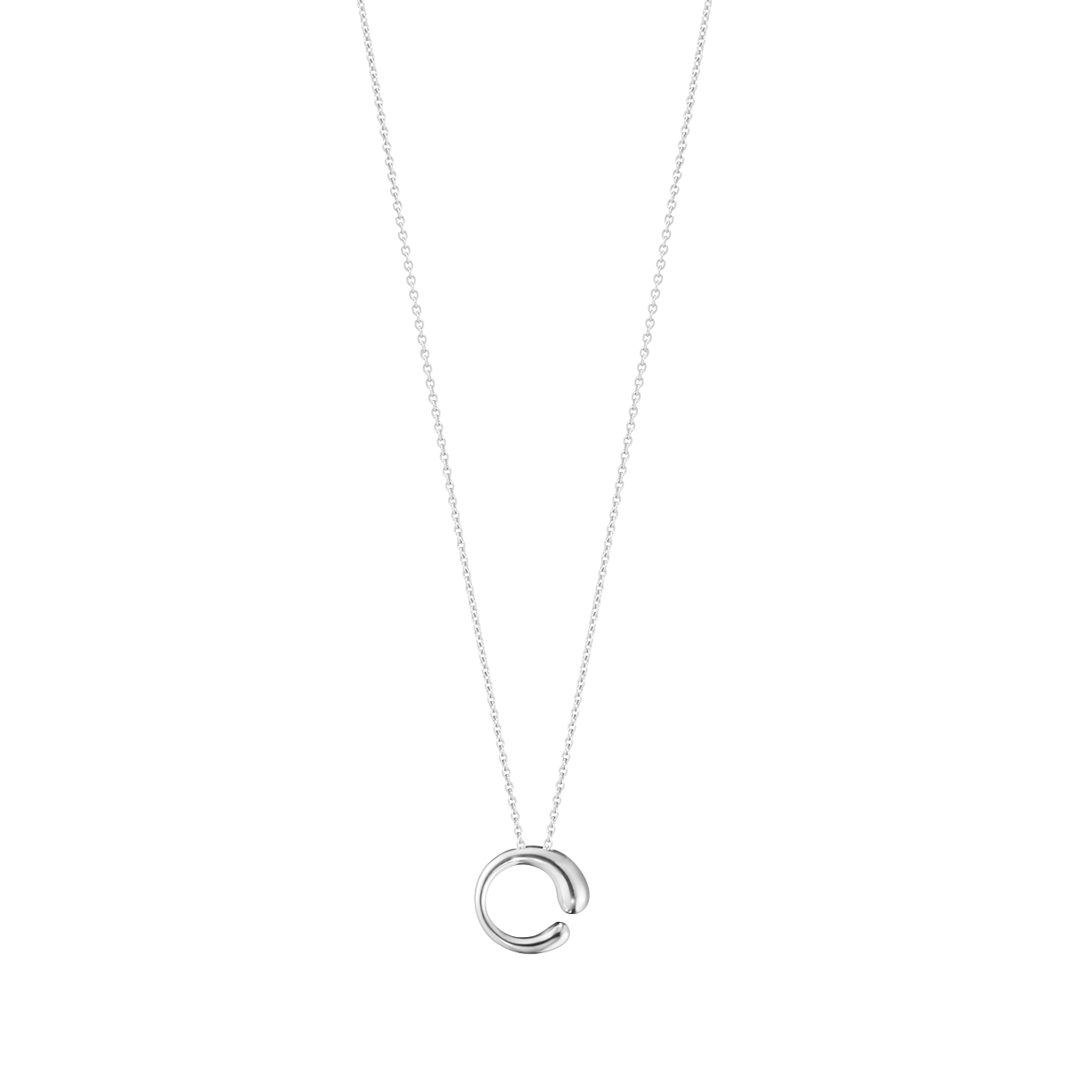 Mercy halskæde med lille vedhæng - sølv fra Georg Jensen