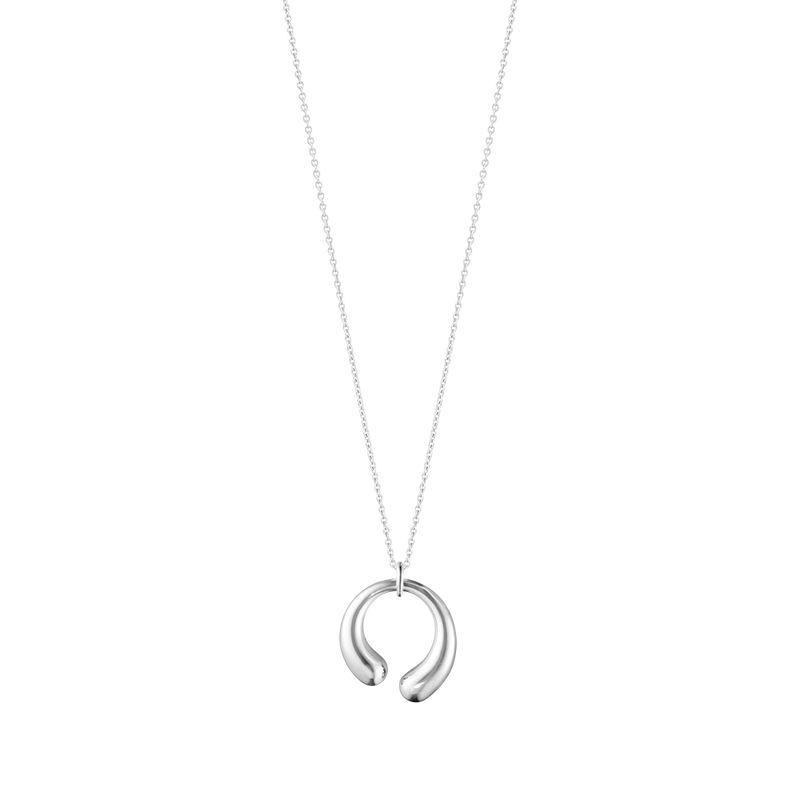 Mercy halskæde med mellem vedhæng - sølv fra Georg Jensen