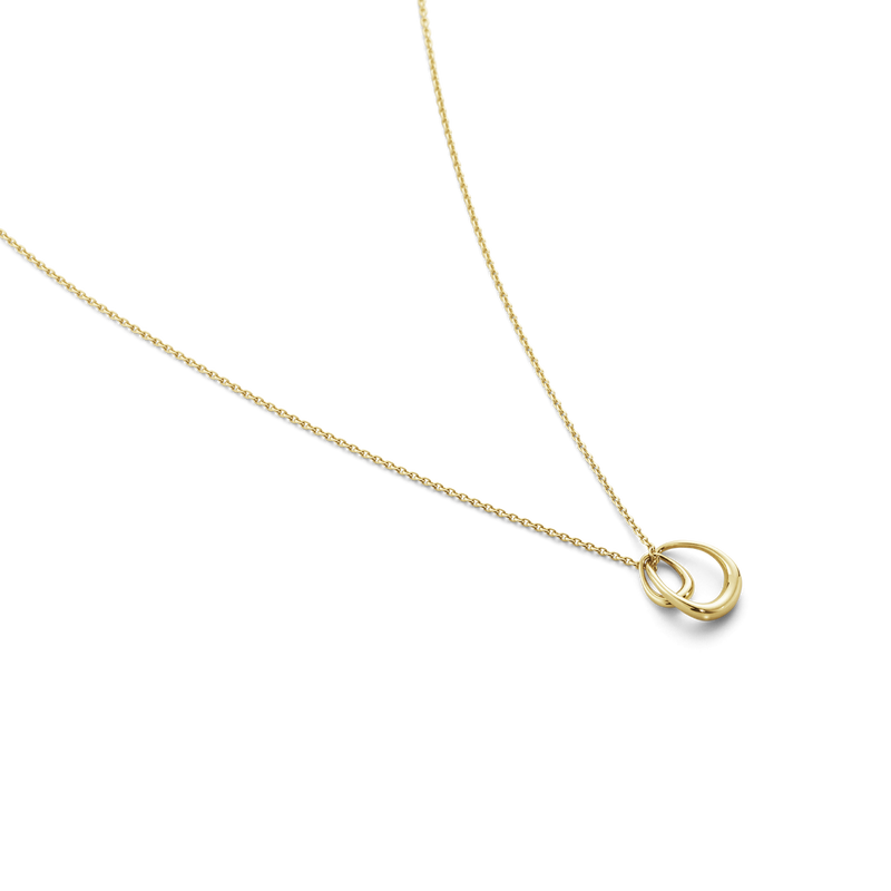 Offspring halskæde med vedhæng - guld fra Georg Jensen