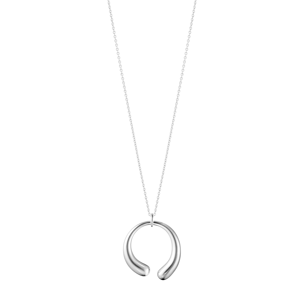 Mercy halskæde med stort vedhæng - sølv fra Georg Jensen