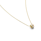 Fusion halskæde med vedhæng, diamanter -  rosaguld, hvidguld og guld fra Georg Jensen