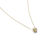 Fusion halskæde vedhæng med diamanter - rosaguld, hvidguld og guld fra Georg Jensen