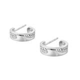 Fusion øreringe med diamanter - hvidguld fra Georg Jensen