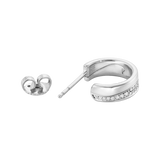 Fusion øreringe med diamanter - hvidguld fra Georg Jensen