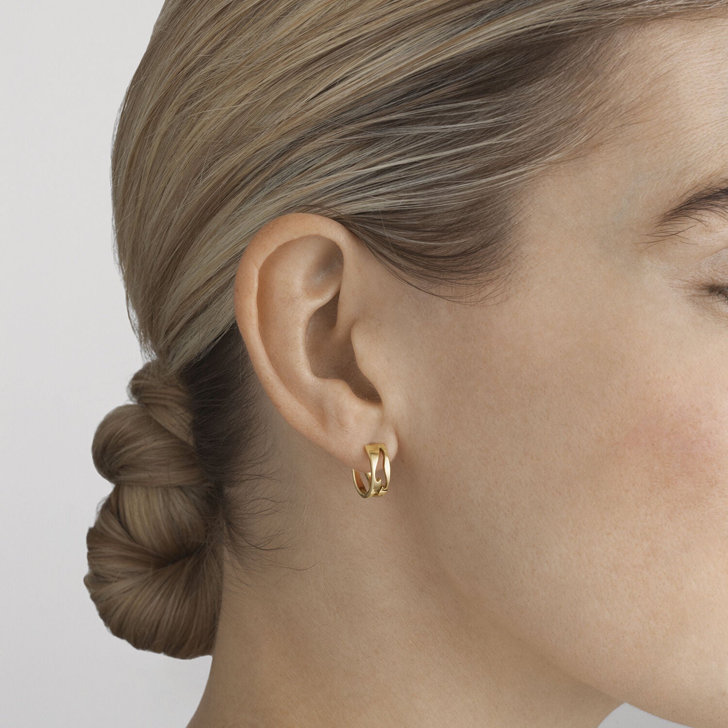 Fusion øreringe - guld fra Georg Jensen
