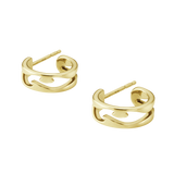 Fusion øreringe - guld fra Georg Jensen