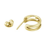Fusion øreringe - guld fra Georg Jensen