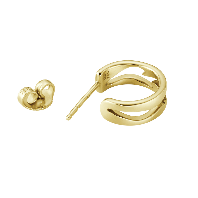 Fusion øreringe - guld fra Georg Jensen