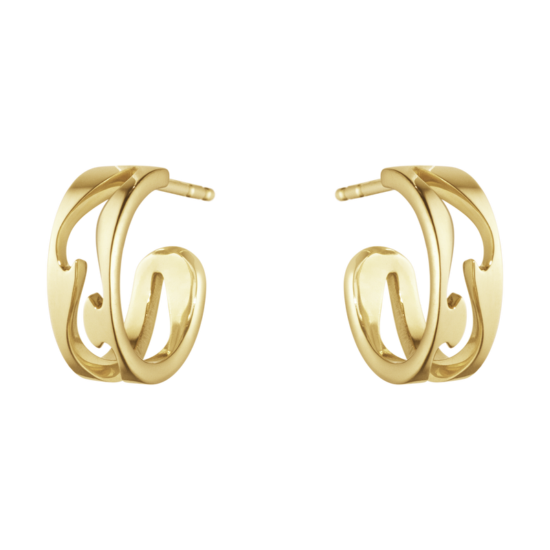 Fusion øreringe - guld fra Georg Jensen
