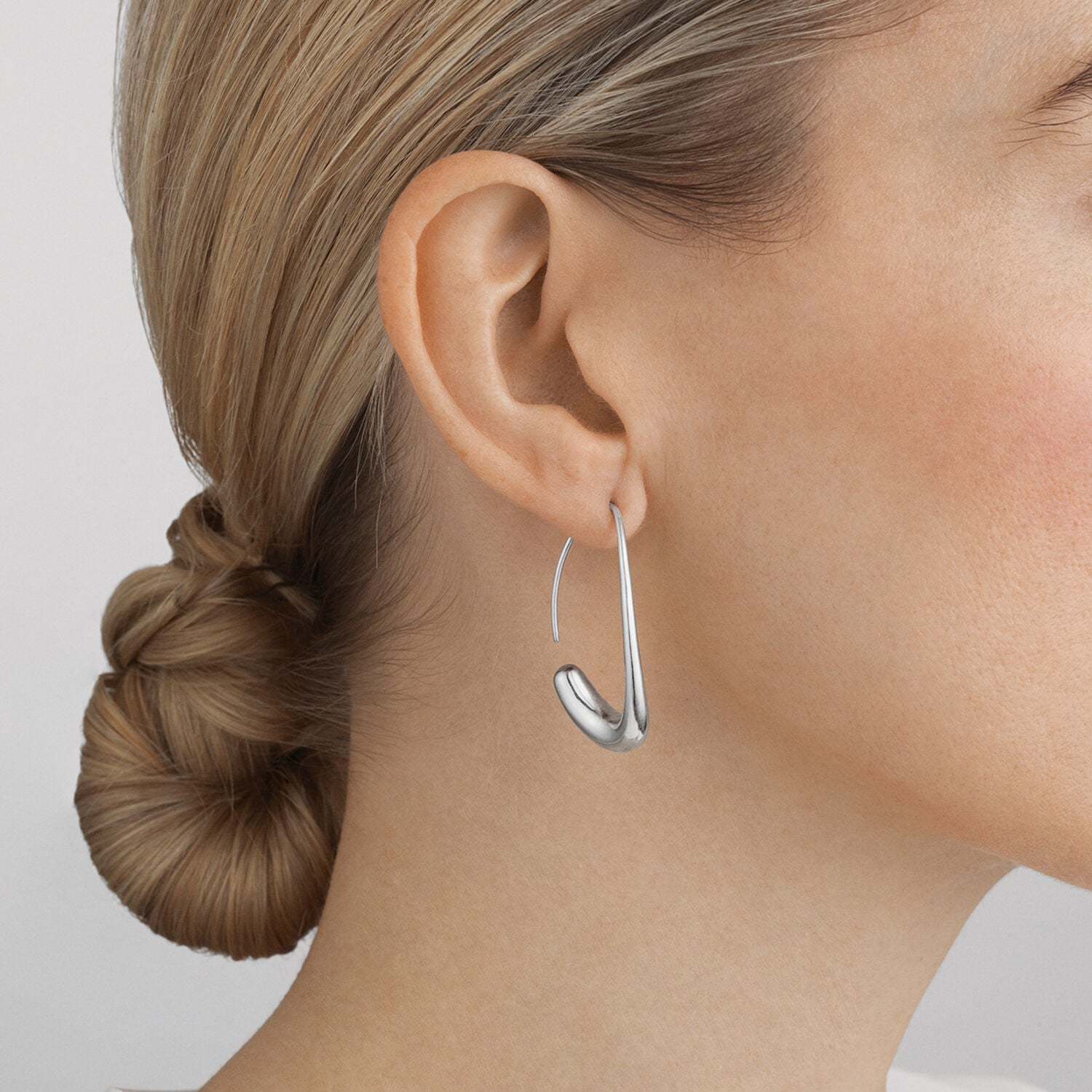 Offspring øreringe - sølv fra Georg Jensen