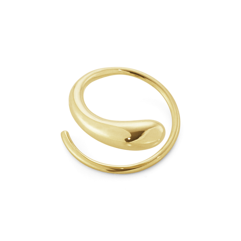 Mercy øreringe - guld fra Georg Jensen