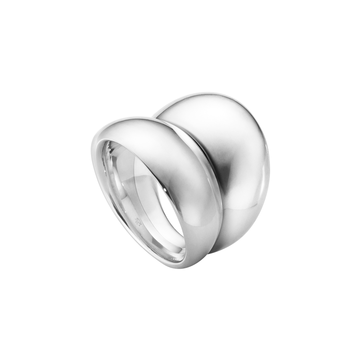 Curve ring - sølv fra Georg Jensen