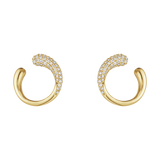 Mercy ørering med diamanter - guld fra Georg Jensen