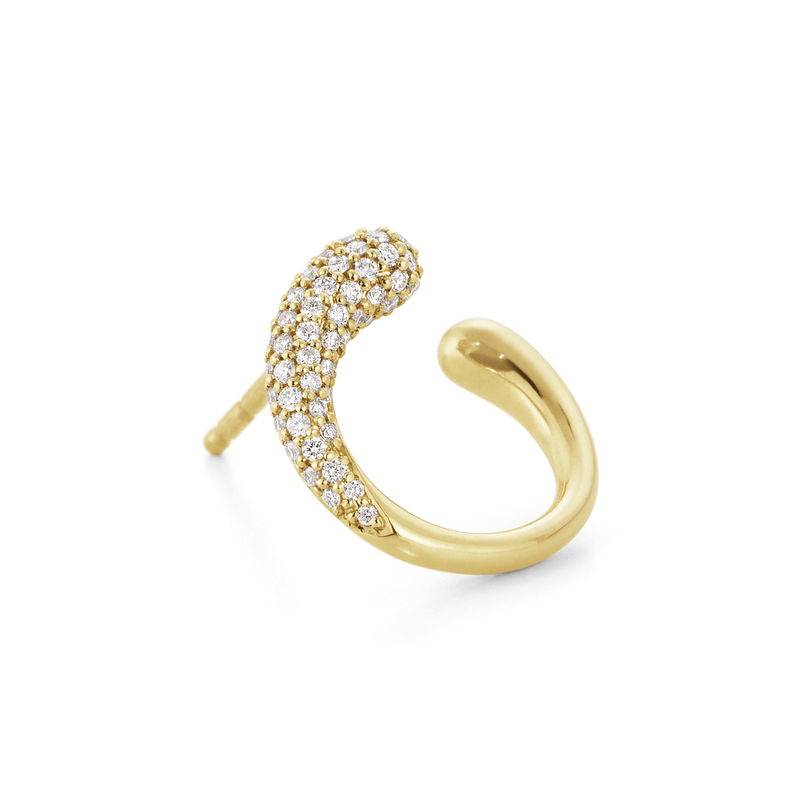 Mercy ørering med diamanter - guld fra Georg Jensen
