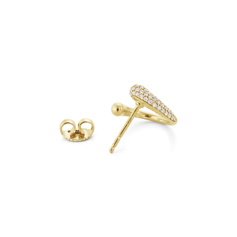 Mercy ørering med diamanter - guld fra Georg Jensen