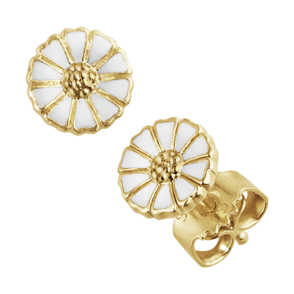 Daisy øreringe - forgyldt fra Georg Jensen