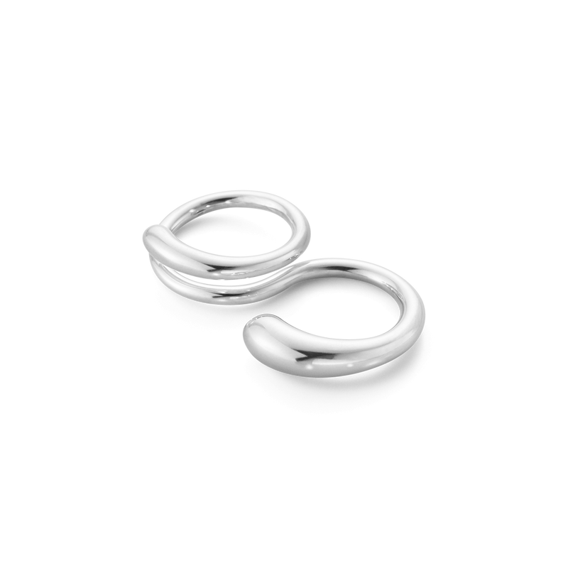 Mercy dobbeltring - sølv fra Georg Jensen