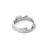 Fusion endering med diamanter - hvidguld fra Georg Jensen