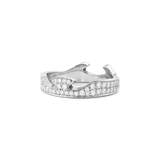 Fusion endering med diamanter - hvidguld fra Georg Jensen