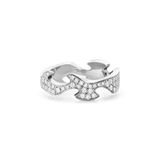 Fusion ring med diamanter - hvidguld fra Georg Jensen