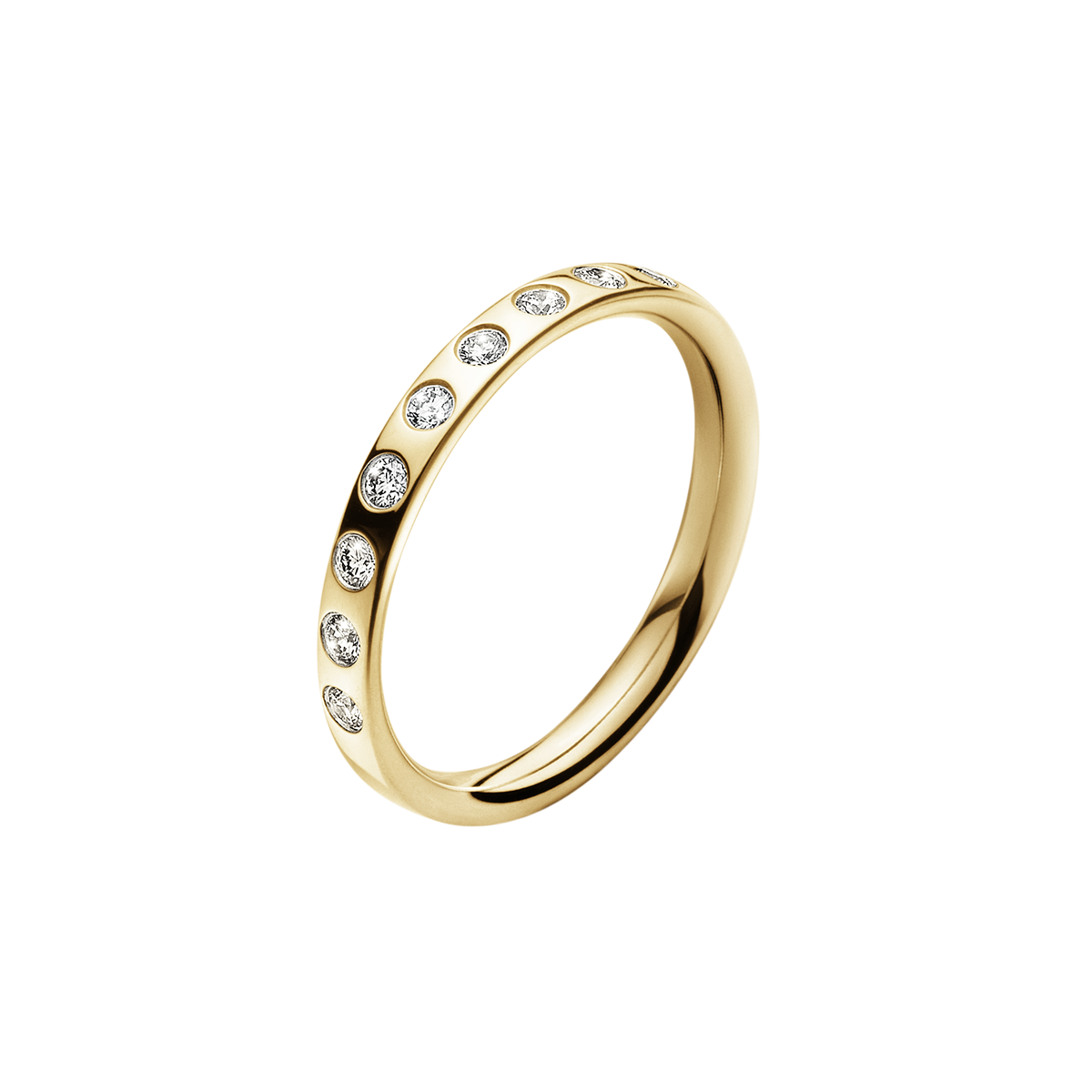 Magic ring med diamanter - guld fra Georg Jensen