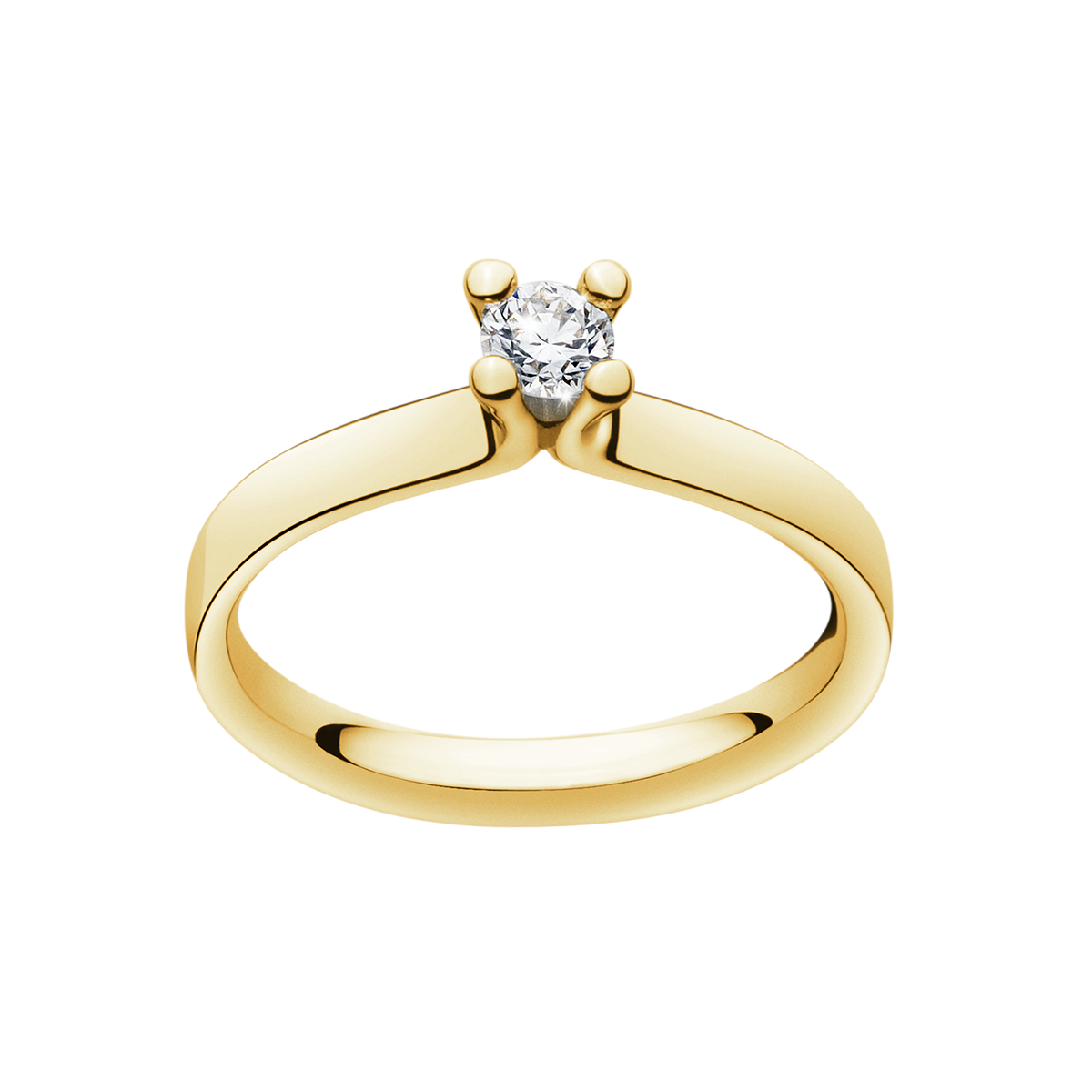 Magic ring med diamant - guld fra Georg Jensen