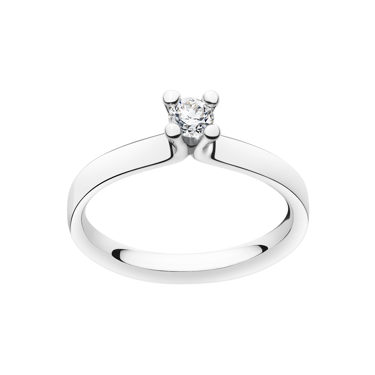 Magic ring med diamant - hvidguld fra Georg Jensen