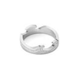 Fusion endering med diamanter - hvidguld fra Georg Jensen